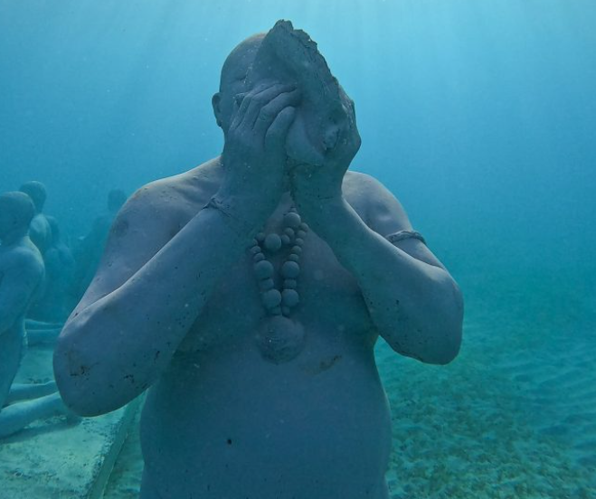 underwater sculpture park