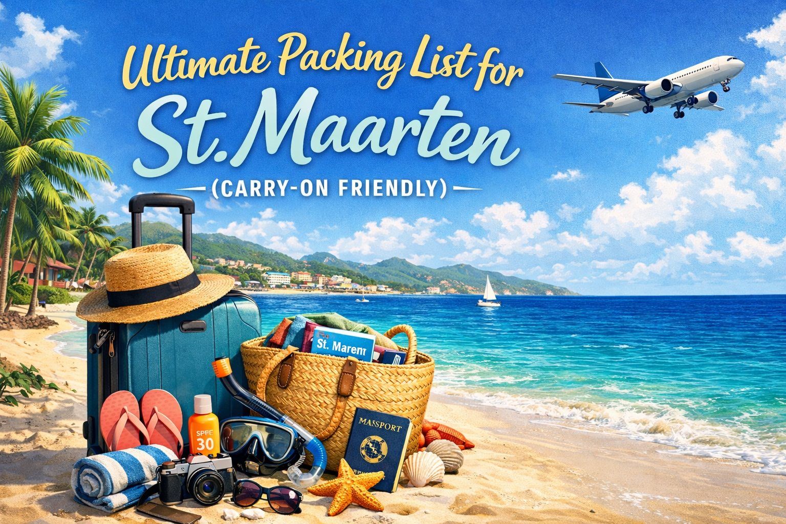 Ultimate Packing List for St. Maarten (Carry-on Friendly)